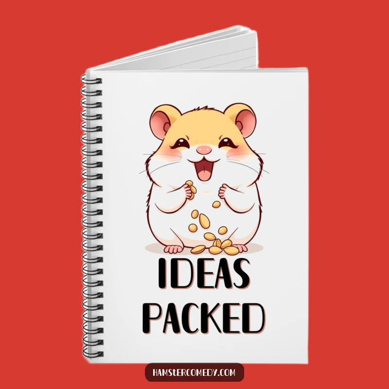 Funny Hamster Recipe Notebook - Jot Down Snack Ideas & More!