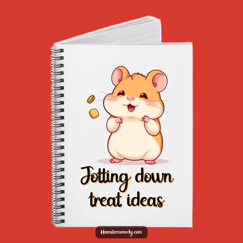 Funny Kawaii Hamster Juggling Notebook: Skillful Journal Gift