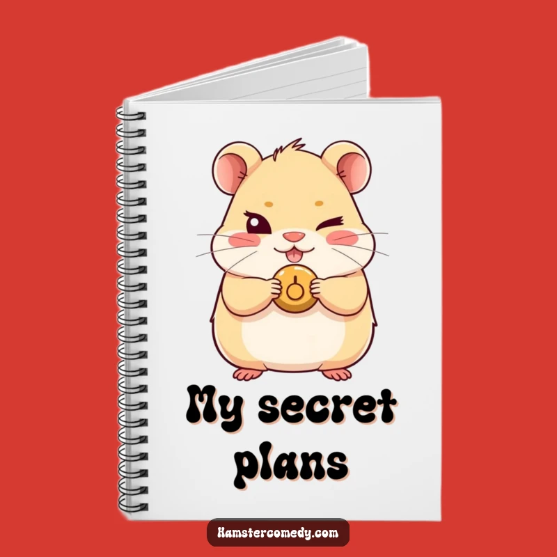 Funny Kawaii Hamster Notebook: Jot Down Your Mischievous Plans!