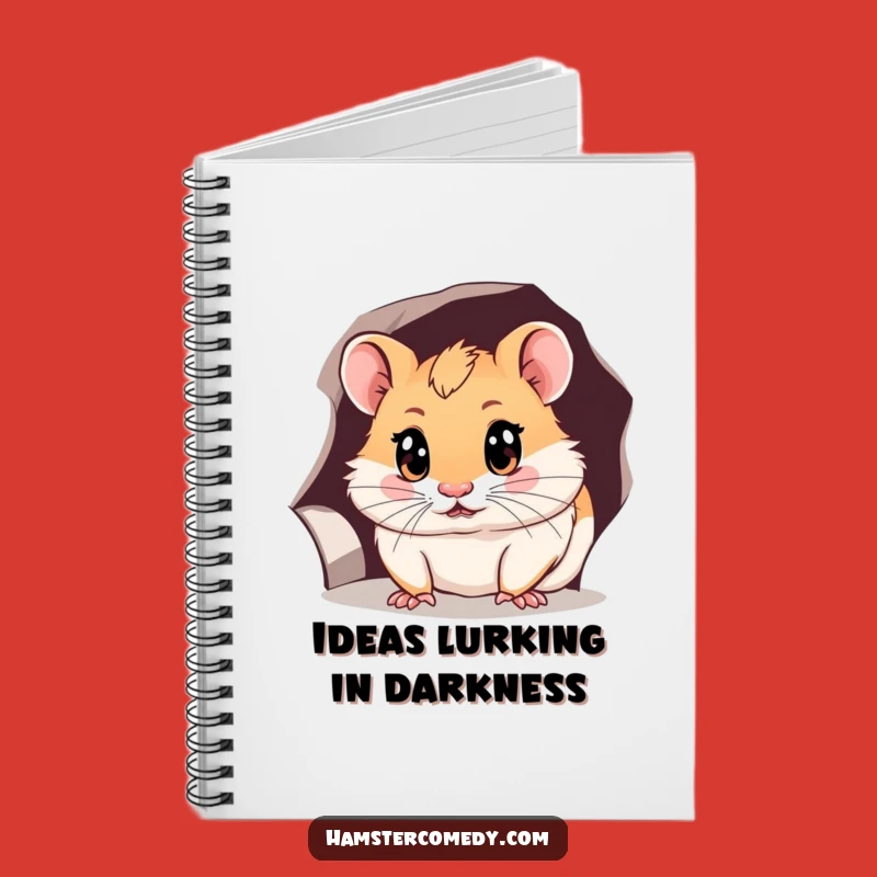 Funny Hamster Peeking Notebook: Jot Down Your Curious Thoughts