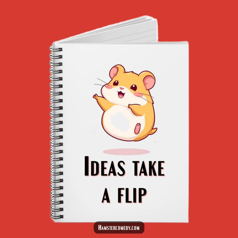 Funny Kawaii Hamster Somersault Notebook: Action Journal Gift