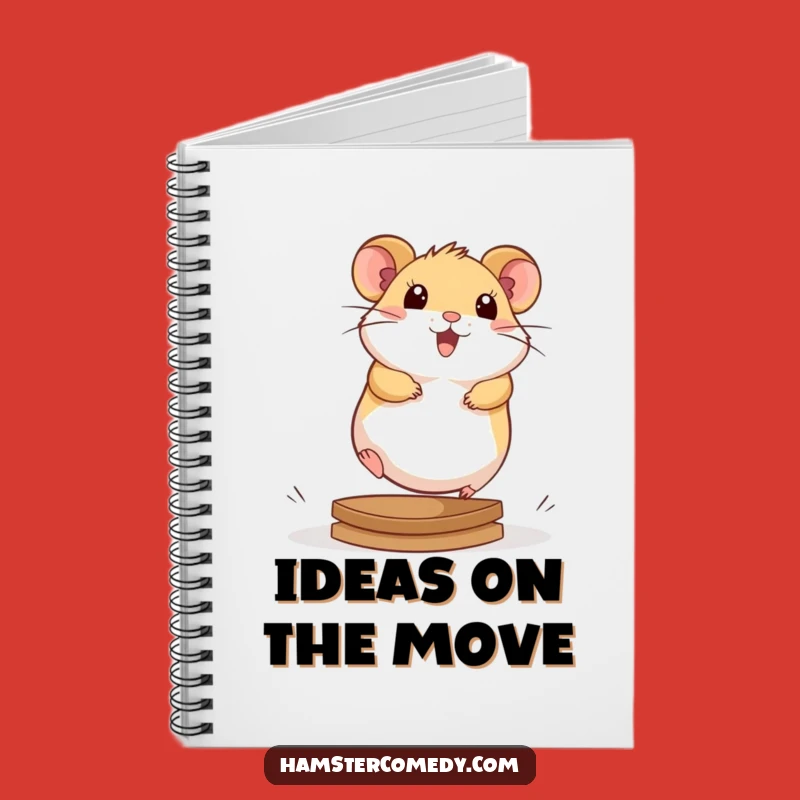 Kawaii Hamster Notebook: Track Your Goals with Wheel Running Fun
