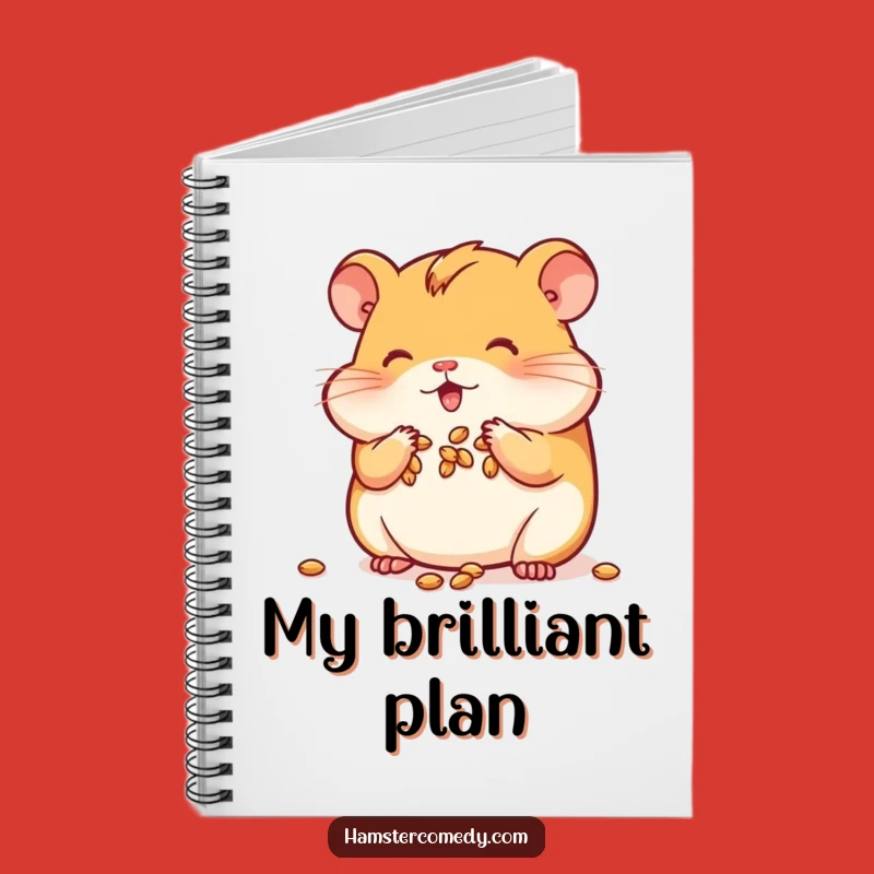 Funny Kawaii Hamster Notebook: Cheeky Seed Journal, a Perfect Funny Gift
