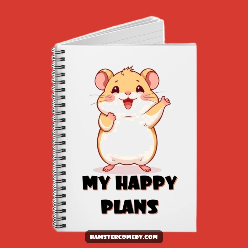 Funny Hamster Notebook: Dance Through Your Ideas