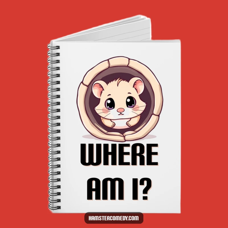 Funny Curious Hamster Notebook: Cute Kawaii Journal for Explorers