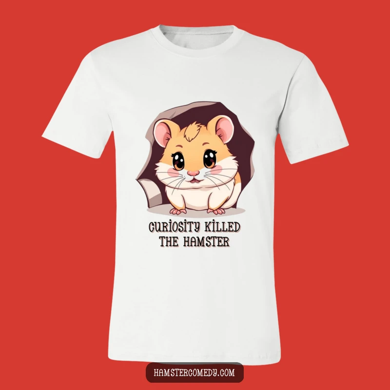 Funny Hamster Peeking T-Shirt: Embrace Your Curious Side with Humor