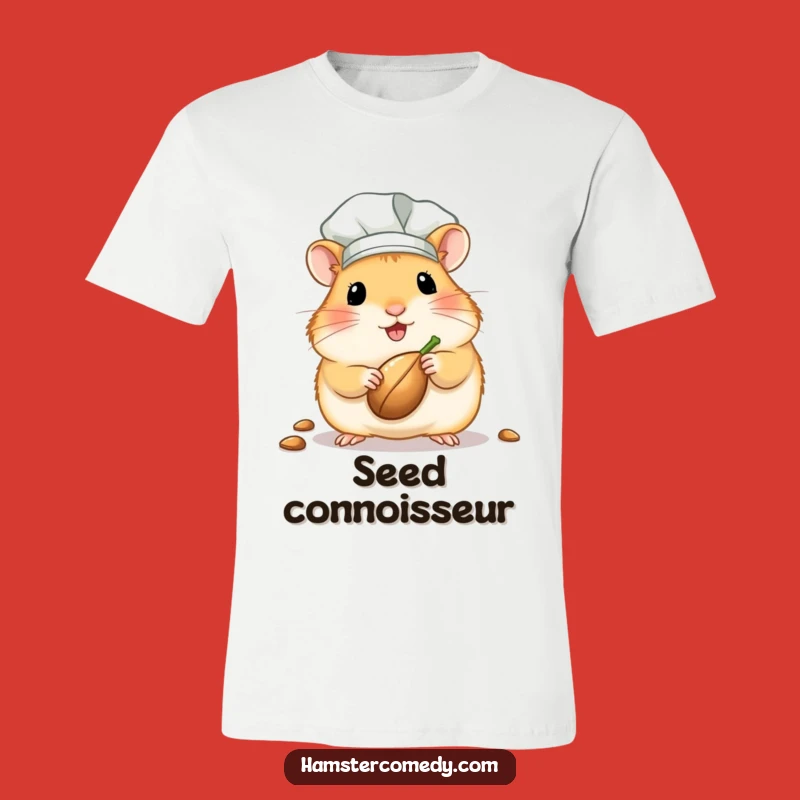 Funny Kawaii Hamster Chef T-Shirt: Adorable Gourmet Rodent Tee