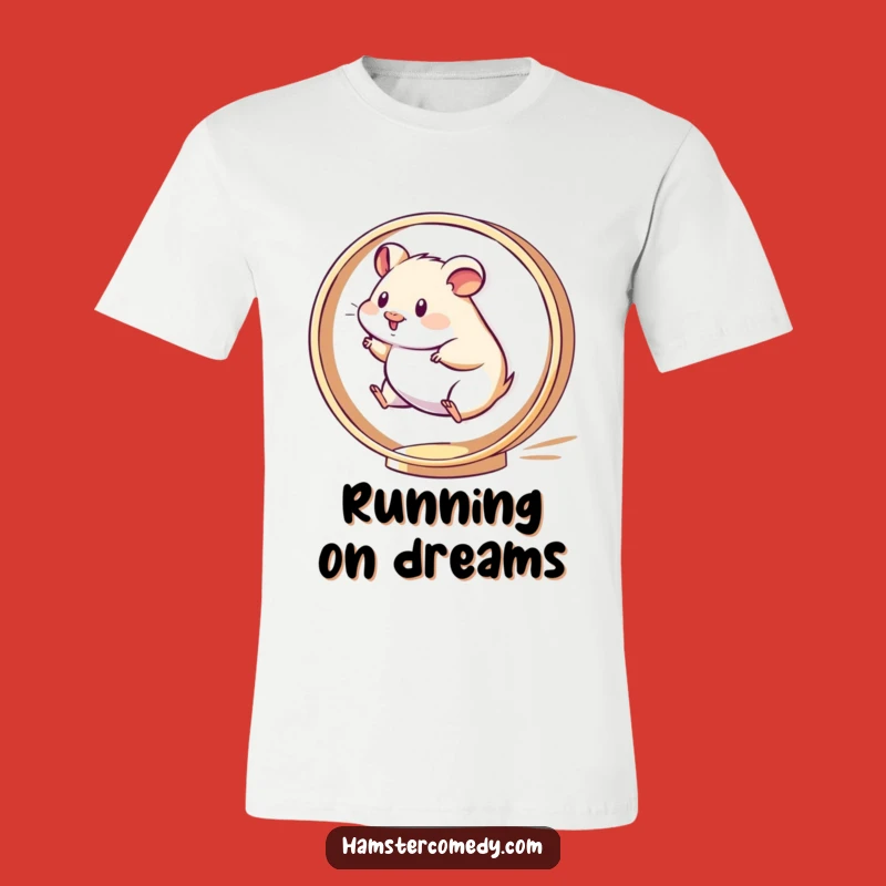 Funny Kawaii Hamster T-Shirt: Active Spinner, Hilarious Rodent Gift