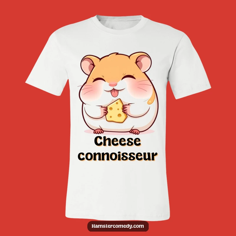 Happy Hamster Cheese T-Shirt: Share the Joy with This Funny Tee