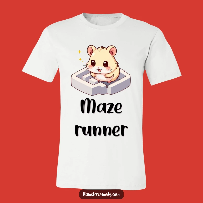Funny Hamster Maze T-Shirt - Exciting Exploration Humor