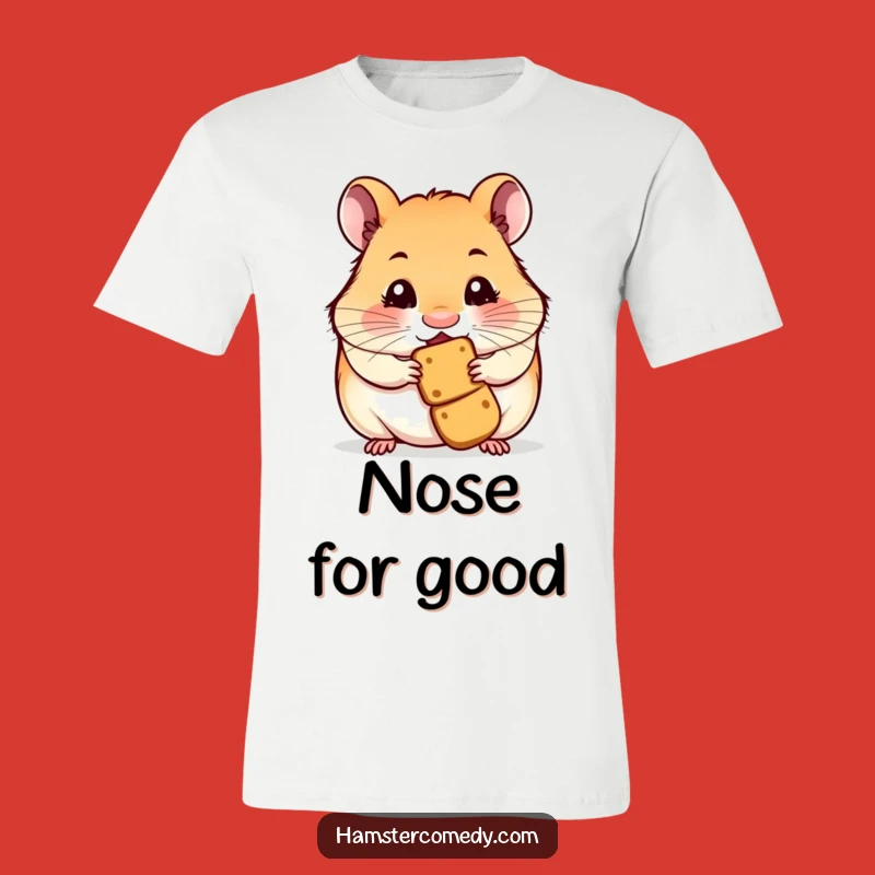 Funny Hamster T-Shirt: Smell the Deliciousness with Joy