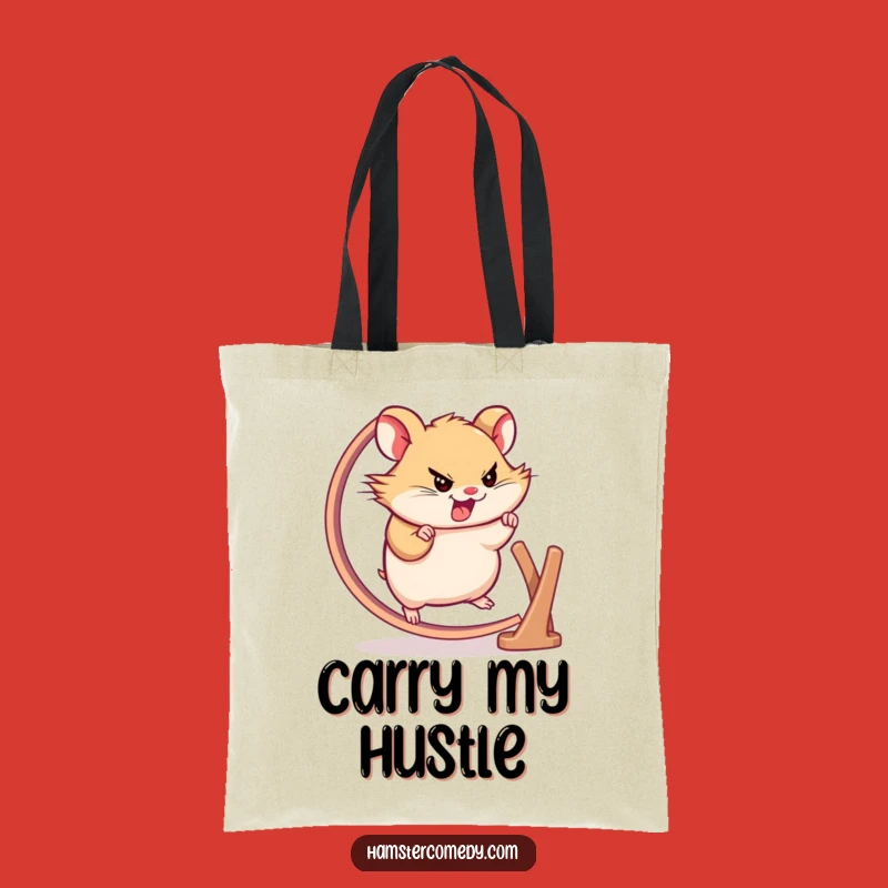 Funny Hamster Wheel Tote Bag - Carry Your Drive!