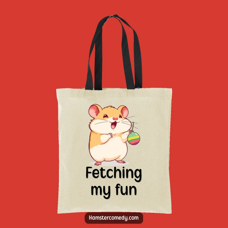 Funny Hamster Toy Tote Bag - Carry Playful Energy Everywhere