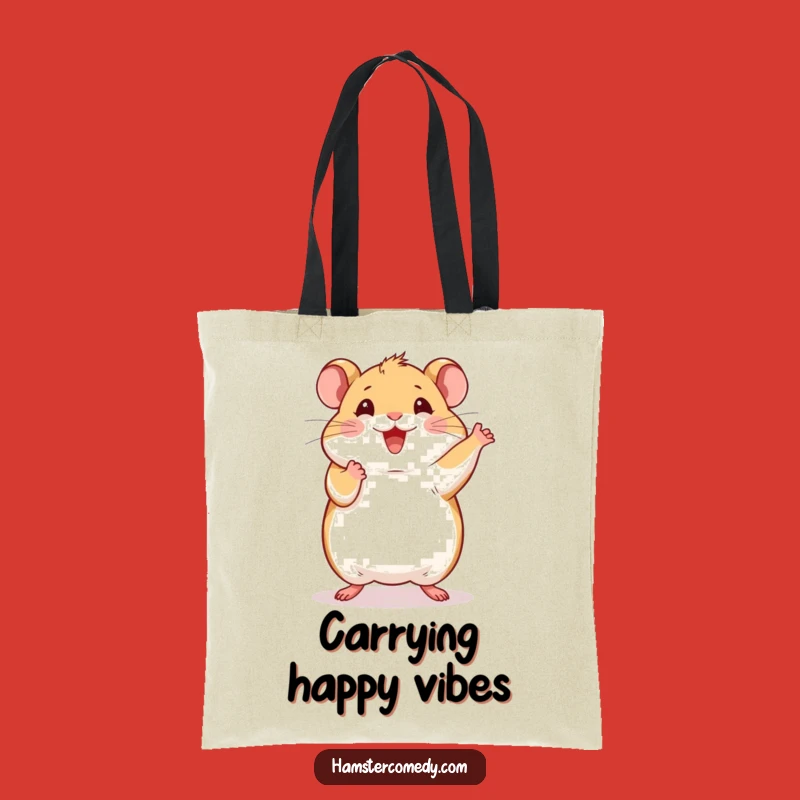 Funny Hamster Dancing Tote Bag: Carry Your Joy Everywhere