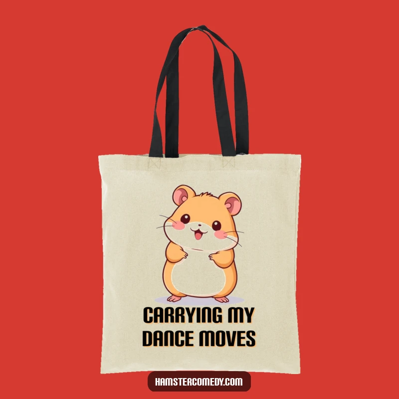 Funny Kawaii Hamster Dance Tote Bag - Cute Wiggling Amigurumi Bag Gift