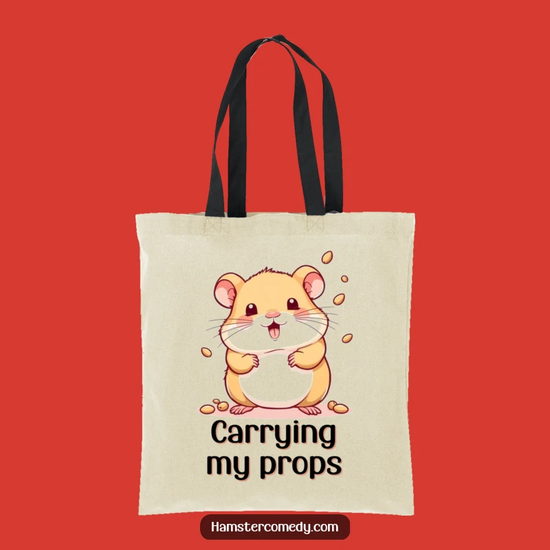 Funny Kawaii Hamster Juggler Tote Bag - Spacious & Hilarious Accessory