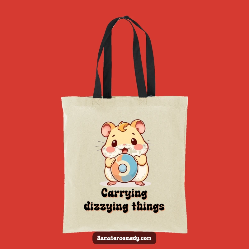 Funny Kawaii Hamster Surprise Tote Bag: Whimsical Carry-All Gift