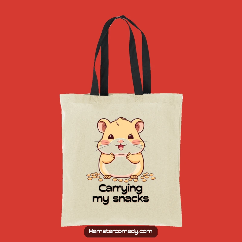 Kawaii Hamster Tote Bag: Carry Your Snacks with Adorable Style