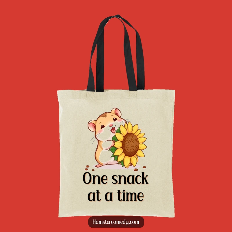 Funny Hamster Seed Struggle Tote Bag: Carry Your Essentials with Grit
