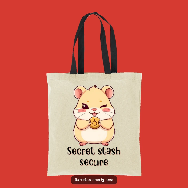 Funny Kawaii Hamster Tote Bag: Carry Your Secrets!